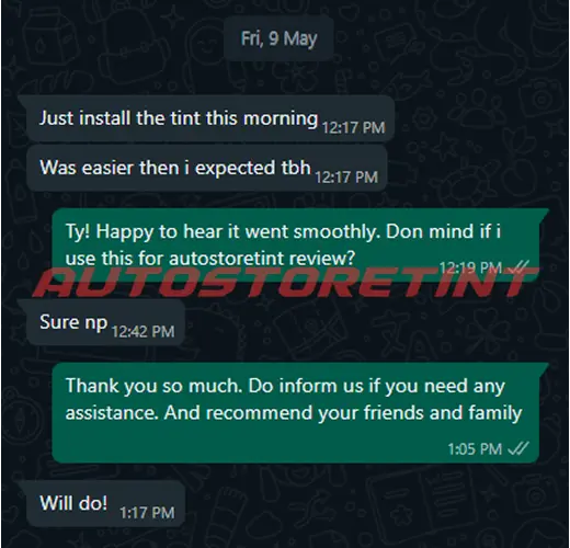 Customer review