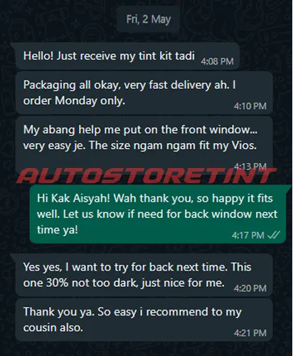 Customer review